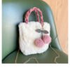 Nebesa 2025 Fall/Winter Plush Cherry Handbag – Trendy & Versatile Chain Shoulder Bag