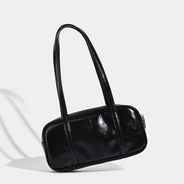 Vintage Oil Waxed Leather Silver Tote