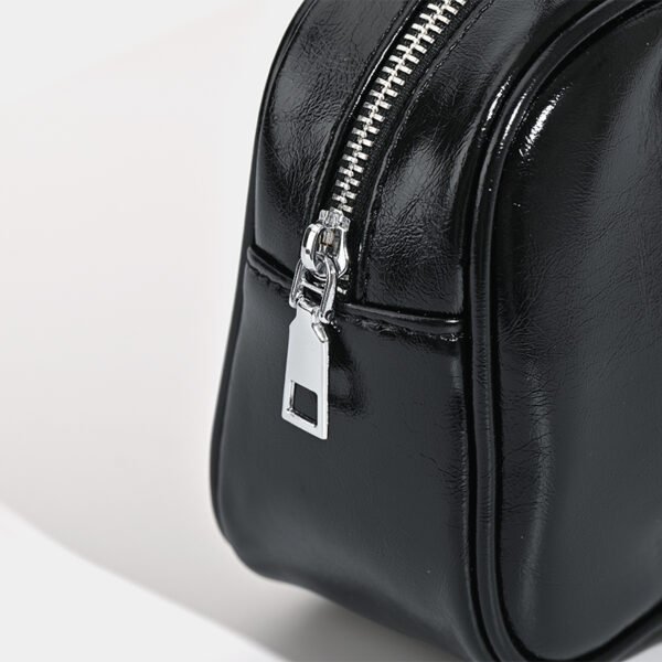 Vintage Oil Waxed Leather Silver Tote