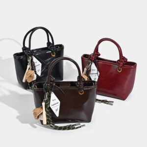 Merad Retro Texture Bucket Bag