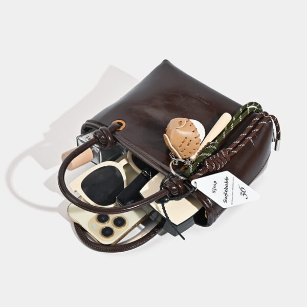 Merad Retro Texture Bucket Bag