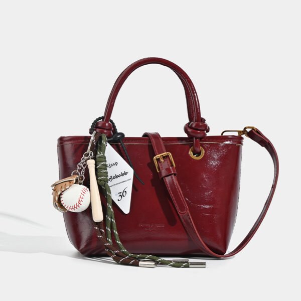 Merad Retro Texture Bucket Bag