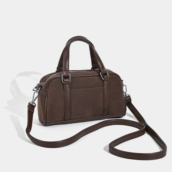 DSC_8945 Korean Frosted Suede Boston Bag