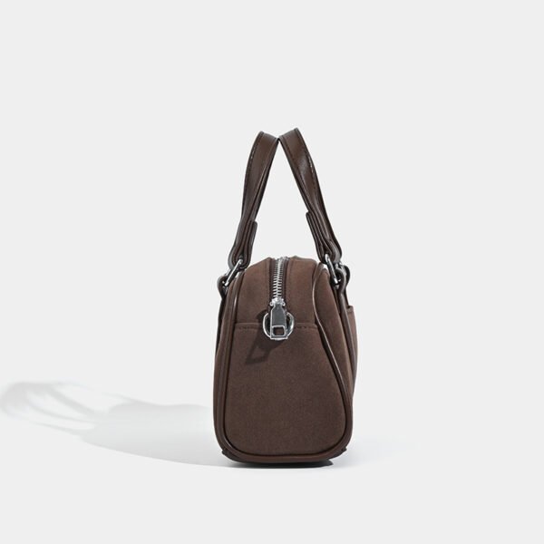 DSC_8946 Korean Frosted Suede Boston Bag