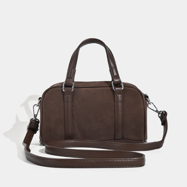 DSC_8948 Korean Frosted Suede Boston Bag