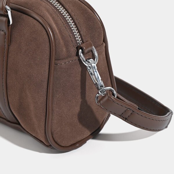 DSC_8951 Korean Frosted Suede Boston Bag