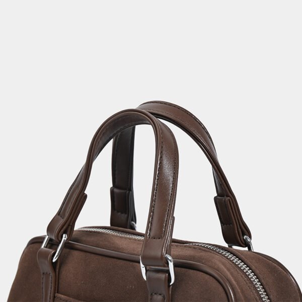 DSC_8952 Korean Frosted Suede Boston Bag