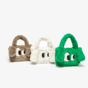 IMG_6781 Cute Plush Big Eyes Puppy Dog Bag