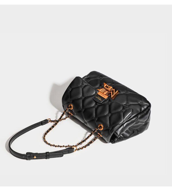 Korean Style Diamond Lattice Crossbody Bag