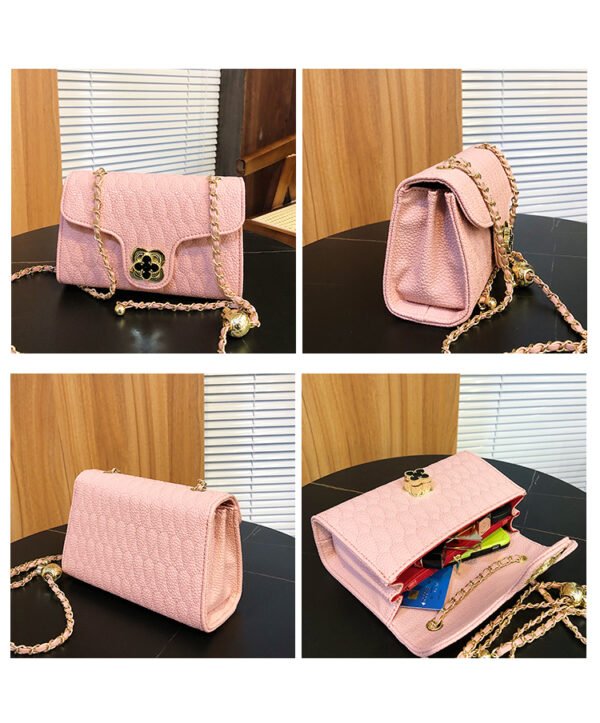 Four-Leaf Clover Shoulder Small Bag Underarm Chain Handbag High-End Women's Messenger Bag