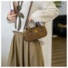 02 (18) Retro Boston Portable Pillow Bag Women 2025 Autumn And Winter New All-Match Shoulder Messenger Bag