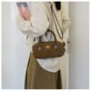 02 (19) Retro Boston Portable Pillow Bag Women 2025 Autumn And Winter New All-Match Shoulder Messenger Bag