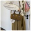02 (20) Retro Boston Portable Pillow Bag Women 2025 Autumn And Winter New All-Match Shoulder Messenger Bag