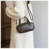 02 (27) Retro Boston Portable Pillow Bag Women 2025 Autumn And Winter New All-Match Shoulder Messenger Bag