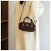 02 (32) Retro Boston Portable Pillow Bag Women 2025 Autumn And Winter New All-Match Shoulder Messenger Bag