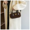 02 (33) Retro Boston Portable Pillow Bag Women 2025 Autumn And Winter New All-Match Shoulder Messenger Bag