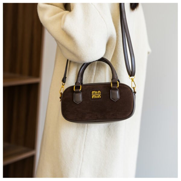 02 (34) Retro Boston Portable Pillow Bag Women 2025 Autumn And Winter New All-Match Shoulder Messenger Bag