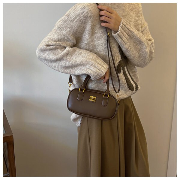 02 (67) Retro Boston Portable Pillow Bag Women 2025 Autumn And Winter New All-Match Shoulder Messenger Bag