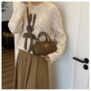 02 (72) Retro Boston Portable Pillow Bag Women 2025 Autumn And Winter New All-Match Shoulder Messenger Bag
