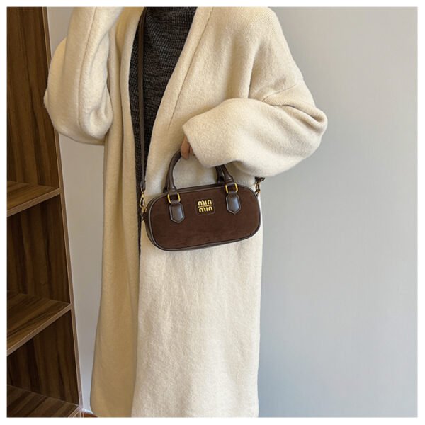 02 (88) Retro Boston Portable Pillow Bag Women 2025 Autumn And Winter New All-Match Shoulder Messenger Bag