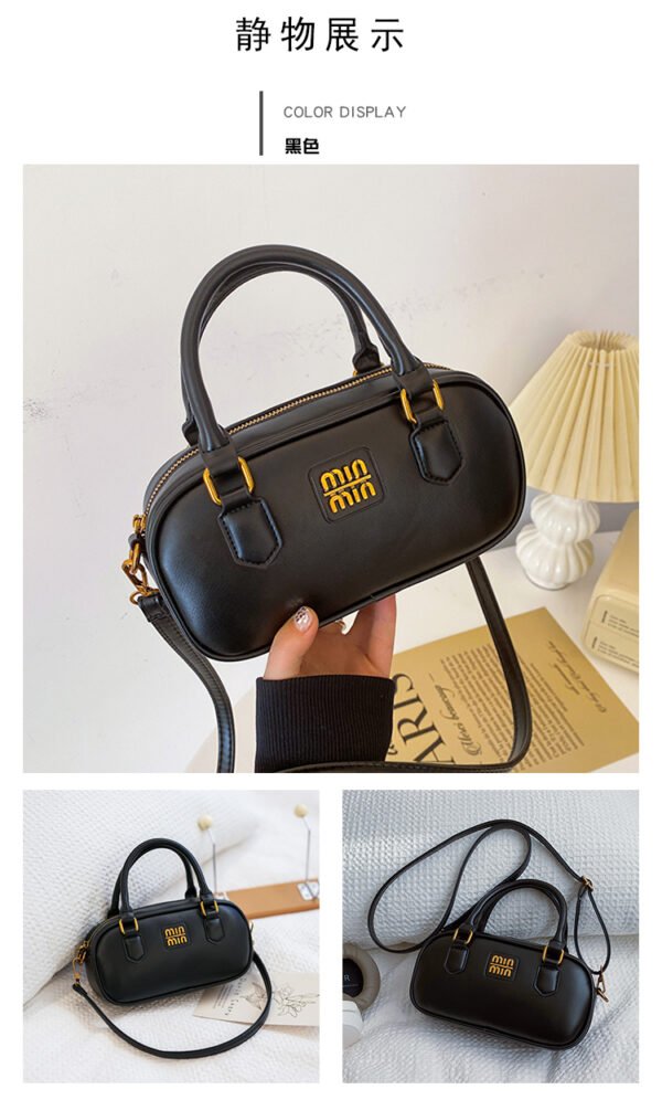 05_01 Retro Boston Portable Pillow Bag Women 2025 Autumn And Winter New All-Match Shoulder Messenger Bag