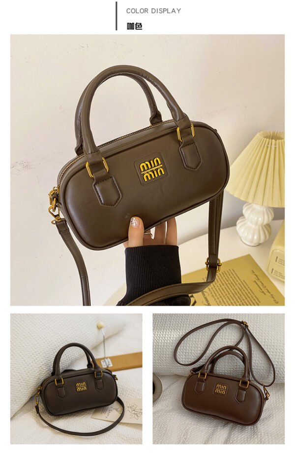 05_04 Retro Boston Portable Pillow Bag Women 2025 Autumn And Winter New All-Match Shoulder Messenger Bag