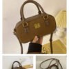 05_06 Retro Boston Portable Pillow Bag Women 2025 Autumn And Winter New All-Match Shoulder Messenger Bag