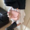 Korean Ins Fashion Hand-Held Saddle Bag Summer Simple Versatile Shoulder Bag High-End Messenger Bag