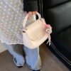 Korean Ins Fashion Hand-Held Saddle Bag Summer Simple Versatile Shoulder Bag High-End Messenger Bag
