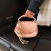 Korean Ins Fashion Hand-Held Saddle Bag Summer Simple Versatile Shoulder Bag High-End Messenger Bag