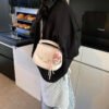 Korean Ins Fashion Hand-Held Saddle Bag Summer Simple Versatile Shoulder Bag High-End Messenger Bag