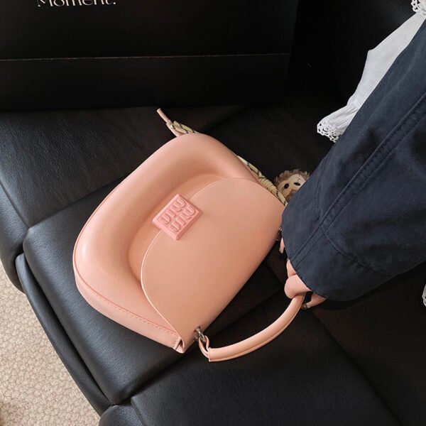 Korean Ins Fashion Hand-Held Saddle Bag Summer Simple Versatile Shoulder Bag High-End Messenger Bag