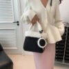 Fashionable Versatile Furry Handbags For Women Autumn Winter Chain Cute Shoulder Messenger Bag