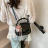 Korean Ins Fashion Hand-Held Saddle Bag Summer Simple Versatile Shoulder Bag High-End Messenger Bag