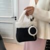 Fashionable Versatile Furry Handbags For Women Autumn Winter Chain Cute Shoulder Messenger Bag