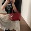 1 (20) Popular Fashion Simple Versatile Ladies Bag Commuting Large Capacity Crossbody Handbag Shoulder Bag Bucket Bag