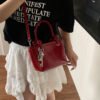 1 (22) Popular Fashion Simple Versatile Ladies Bag Commuting Large Capacity Crossbody Handbag Shoulder Bag Bucket Bag