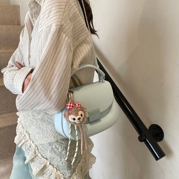 Korean Ins Fashion Hand-Held Saddle Bag Summer Simple Versatile Shoulder Bag High-End Messenger Bag