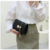 Light Luxury Fashion Casual Style High-End Women's Bag Trendy Versatile Splicing Small Square Bag Simple Design Crossbody Bag
