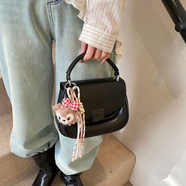 Korean Ins Fashion Hand-Held Saddle Bag Summer Simple Versatile Shoulder Bag High-End Messenger Bag