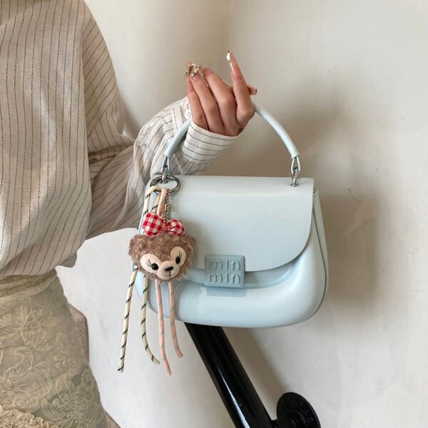 Korean Ins Fashion Hand-Held Saddle Bag Summer Simple Versatile Shoulder Bag High-End Messenger Bag