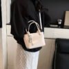 1 (30) Popular Fashion Simple Versatile Ladies Bag Commuting Large Capacity Crossbody Handbag Shoulder Bag Bucket Bag
