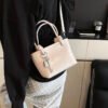 1 (32) Popular Fashion Simple Versatile Ladies Bag Commuting Large Capacity Crossbody Handbag Shoulder Bag Bucket Bag