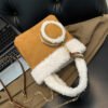 Fashionable Versatile Furry Handbags For Women Autumn Winter Chain Cute Shoulder Messenger Bag