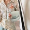 Korean Ins Fashion Hand-Held Saddle Bag Summer Simple Versatile Shoulder Bag High-End Messenger Bag