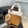 Fashionable Versatile Furry Handbags For Women Autumn Winter Chain Cute Shoulder Messenger Bag