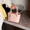 1 (36) Popular Fashion Simple Versatile Ladies Bag Commuting Large Capacity Crossbody Handbag Shoulder Bag Bucket Bag