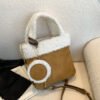 Fashionable Versatile Furry Handbags For Women Autumn Winter Chain Cute Shoulder Messenger Bag
