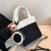 Fashionable Versatile Furry Handbags For Women Autumn Winter Chain Cute Shoulder Messenger Bag