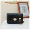 Light Luxury Fashion Casual Style High-End Women's Bag Trendy Versatile Splicing Small Square Bag Simple Design Crossbody Bag